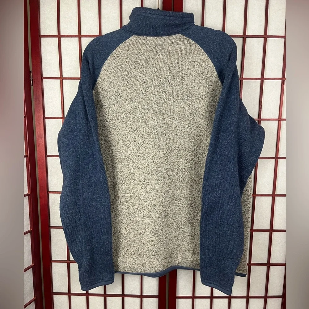 Patagonia Men’s Better Sweater Quarter Zip Pullover Oar Tan